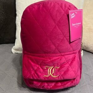 Juicy Couture Pink Quilted Women's Backpack